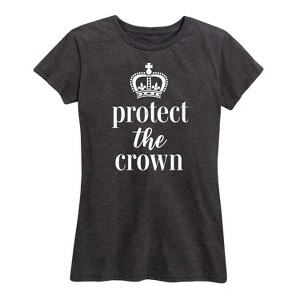 Women's - Instant Message - Protect The Crown Short Sleeve Graphic T-Shirt - 1 of 4