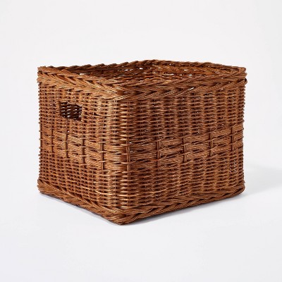 Rattan Cube Basket - Threshold™ designed with Studio McGee