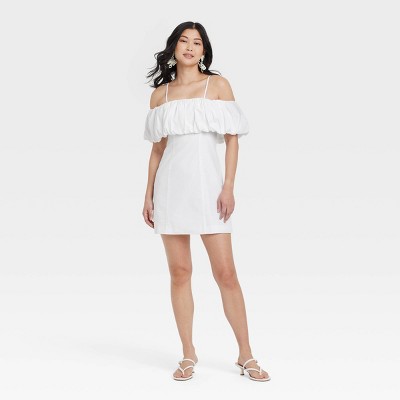 Women's Ruffle Mini A-Line Dress - A New Day™