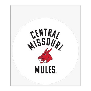 University of Central Missouri Mules Automotive Car Window Locker Circle Bumper Sticker - 1 of 4