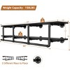 Besiost 2-Tier Clothing Rack with Hanging Rod, Clothing Shelves with Top Shelf - 3 of 4