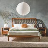 Saracina Home Queen MidCentury Modern Solid Wood Bed with Framed Spindle Headboard - 4 of 4