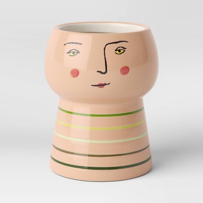 Photo 1 of 3pc Outdoor Ceramic Family Planter Tan - Opalhouse