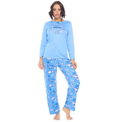 mid blue paisley