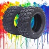 AT25x8-12 All-Terrain Tires Set of 2 ATV Tire 25x8-12 6PR, All Terrain 25x8-12 TL ATV UTV Trail Sand Mud Off-Road Tires (Pack of 2, Tubeless) - 2 of 4