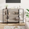 Entryway Console Table, 3-Tier Industrial Metal Sofa Table, Farmhouse Behind Couch Table, Hallway Table for Entry, Living Room, Kitchen, Dining Room - 3 of 4