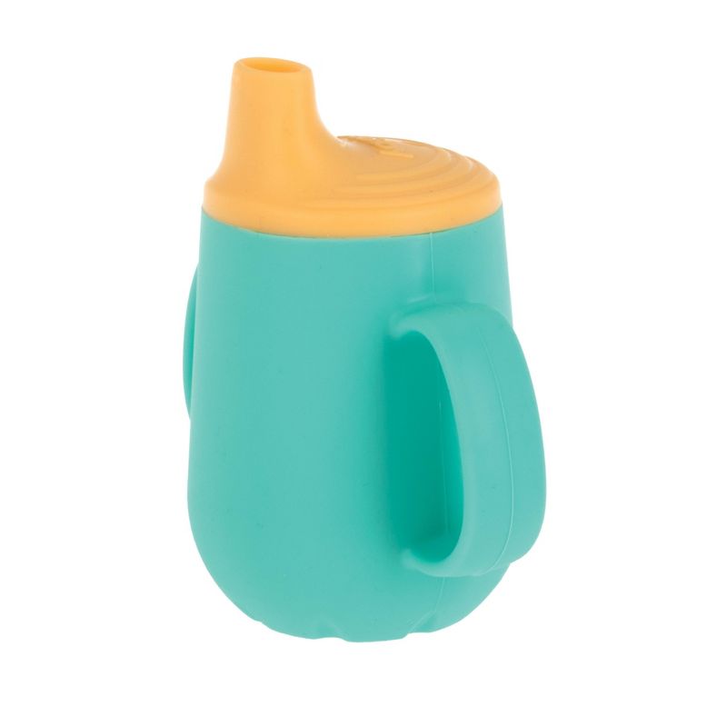 Nuby 4oz 2 Handle Silicone Cup with Straw and Spout - Neutral, 4 of 8