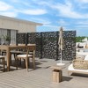 Wooakway 72"H 47"W Outdoor Metal Garden Trellis Privacy Screen Lattice Panel Indoor Room Divider - 4 of 4