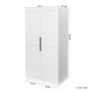 NicBex 62.99 Inch Tall Kitchen Pantry Storage Cabinet with 2 Doors and Shelves for Dining Room,Bathroom,Kitchen - 3 of 4