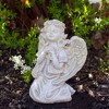 Northlight 6.75" Praying Angel with Cross Outdoor Garden Statue - 2 of 4