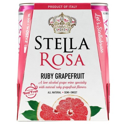 Stella Rosa Ruby Grapefruit Wine - 2pk/250ml Cans