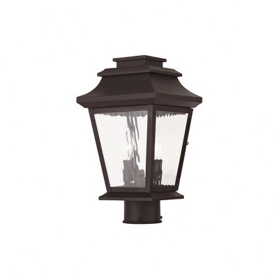 Livex Lighting Hathaway 2 - Light Post Light in  Black