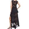 Women's Asymmetric Scalloped Crochet Top - Strut & Bolt - 2 of 4