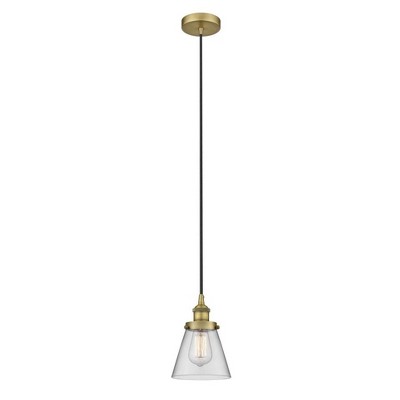 Cone - 1 Light Mini Pendant In Industrial Style-9.5 Inches Tall and 6.25 Inches Wide