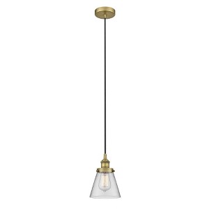 Cone - 1 Light Mini Pendant In Industrial Style-9.5 Inches Tall and 6.25 Inches Wide - 1 of 1