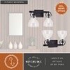 VAXCEL Ogden Contemporary Bathroom Vanity Light Fixture Clear Glass - 4 of 4