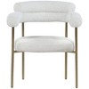 Meridian Furniture,Blake Boucle Fabric Dining Chair, Set of 2 - 3 of 4