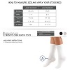 Truform Medical Compression Socks for Men and Women, 8-15 mmHg Crew Length to Mid-Calf - 3 of 4