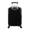 Anne Klein Molded 20" Metal Plate Logo Hardside Carry-On Printed Adult Hardside Fashion Rolling Luggage - 3 of 4