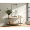 Elegant Lighting Contour Metal Rectangle Mirror 18x36 in Black - 3 of 4
