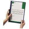 Durable Vinyl DuraClip Report Cover w/Clip Letter Holds 60 Pages Clear/Black 221401 - 4 of 4