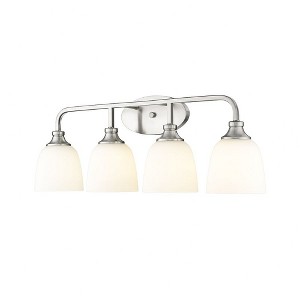Millennium Lighting Alberta 4 - Light Vanity in  Brushed Nickel - 1 of 1