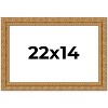 PosterPalooza | Contemporary Gold Picture Frame - UV Acrylic, Backing Board, Hanging Hardware Included - 2 of 4
