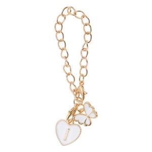Unique Bargains Butterfly Heart Cup Chain Charm Water Cup Pendant 1 Pc - 1 of 4