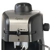Capresso 4 Bar Pressure Espresso/Cappuccino Machine Steam PRO – Black/Stainless 304.01 - image 3 of 4