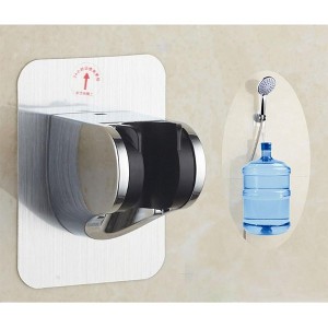 ABS Wall-Mounted Adjustable Shower Head Bracket with Electroplating Finish, Lightweight, Angle Adjustable, Up to 100¡æ Temperature Resistant - 1 of 4