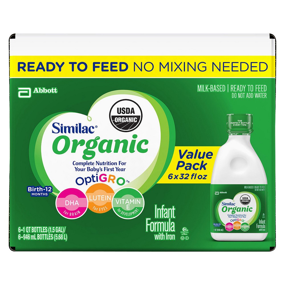 UPC 070074598840 product image for Similac Advance Infant Formula Ready-to-Feed Organic 32 oz | upcitemdb.com