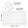 Unique Bargains Stainless Steel Cross Wire BBQ Grill Net for Baking Roasting - 2 of 4