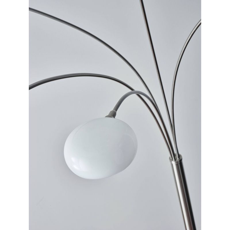 86&#34; Luna Arc Lamp (Includes Light Bulb) Silver - Adesso, 3 of 6