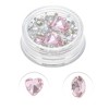 Unique Bargains Women's Fashion Rhinestone Nail Supplies Pink 1 Set - 3 of 4