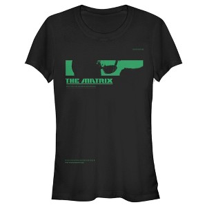 Juniors Womens The Matrix Neo Close Shot T-Shirt - 1 of 4