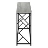 FONTOI Side Table, Console Table, Narrow Table, for Entryway, Sofa, Living Room, Bedroom, Grey, 13.75"*32"*44" - 4 of 4