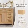 Whisen 36" Bathroom Storage Cabinet Bathroom Vanity with Ceramic Sink, Soft Close Doors and Adjustable Shelf - 4 of 4