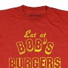 Seven Times Six Bob's Burgers T-Shirt Men's Eat At Bob's Ocean Avenue Graphic Print Tee - 3 of 4
