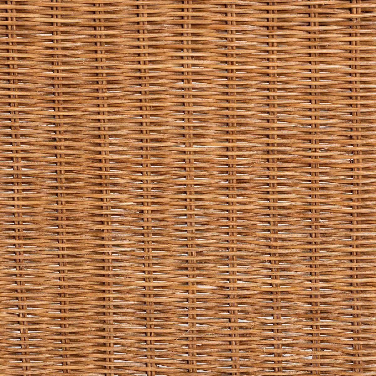 bali & pari Modesta Natural Rattan Accent Bench Light Honey - thumbnail 7