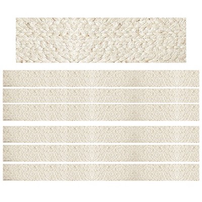 Teacher Created Resources® Everyone is Welcome Woven Straight Border Trim, 35 Feet Per Pack, 6 Packs