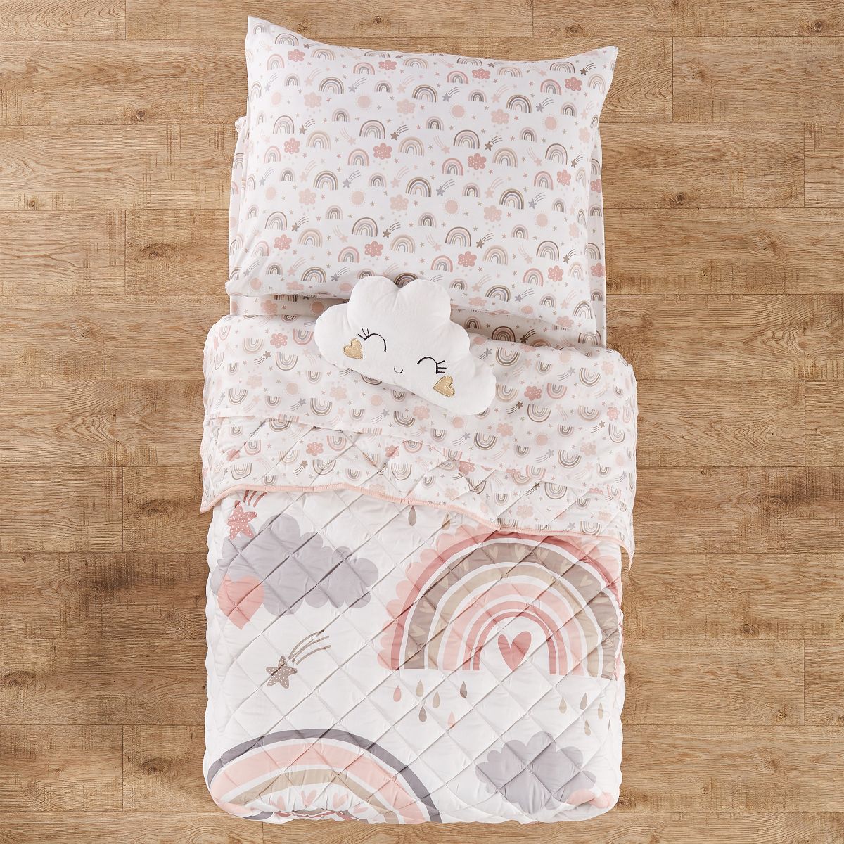 Rainbow Dreams 5pc Toddler Bed Set - Levtex Baby - thumbnail 2