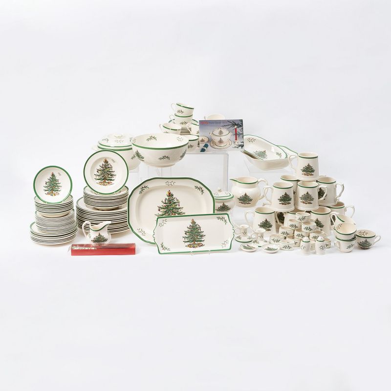 Spode Christmas Tree Rectangular Platter, Made of Fine Earthenware, 4 of 5