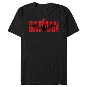 Men's The Batman Catwoman Red Logo T-Shirt - 1 of 4