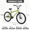 YONWAY Freestyle Kids Bike, Double Disc Brakes, 26 Inch Single Speed Children's Bicycle for Boys Girls Age 12+ Years - 3 of 4
