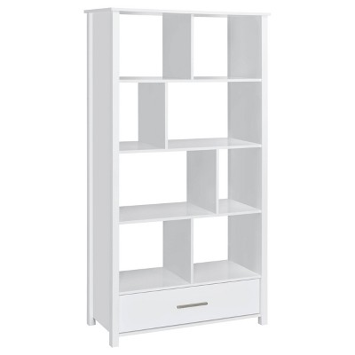 Dylan 8 Shelf Bookcase with Storage Drawer - Coaster