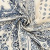 Anna-Kaci Satin Scarf Premium Cashew Print Square Print Neck Head Bag Accessory - 27.5IN×27.5IN - 4 of 4