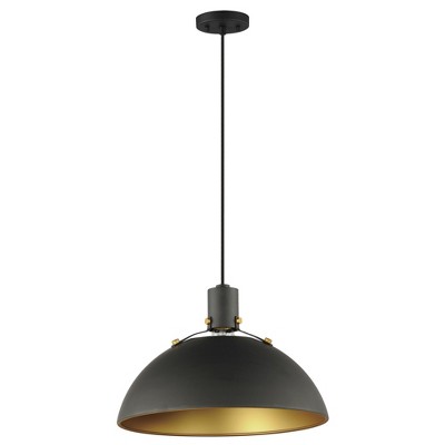 Maxim Lighting Dawn 1 - Light Pendant in  Antique Brass/Black