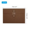 Unique Bargains Sturdy Paper Blank Card Envelopes with String Tie Closure 15 Pcs - 2 of 4