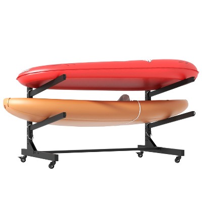 Dexmalle Freestanding Kayak Storage Rack – Holds 2 Kayaks