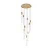 Elegant Lighting Weston 9 - Light Pendant in  Satin Gold - 2 of 4